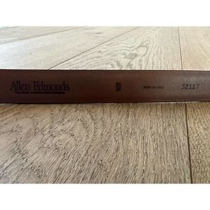 Allen Edmonds Dress brown belt size 38